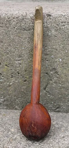 Hand Carved Bowl Spoon Spring Gathering