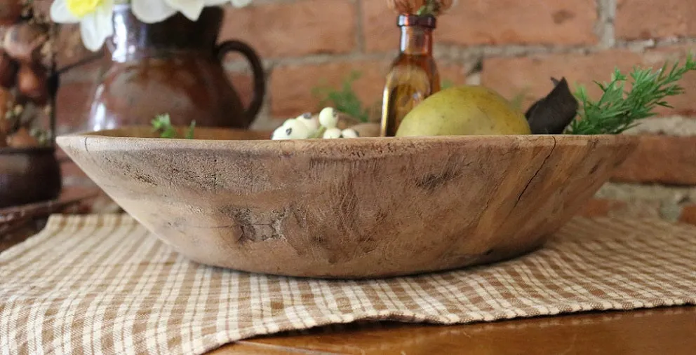 Hand Carved Bowl Spoon Spring Gathering