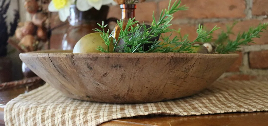 Hand Carved Bowl Spoon Spring Gathering