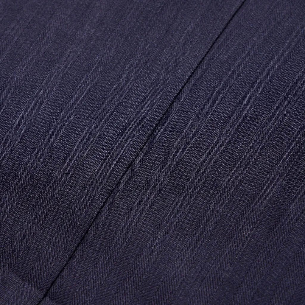 HENRY SARTORIAL Linen Herringbone Soft Blazer NAVY REG