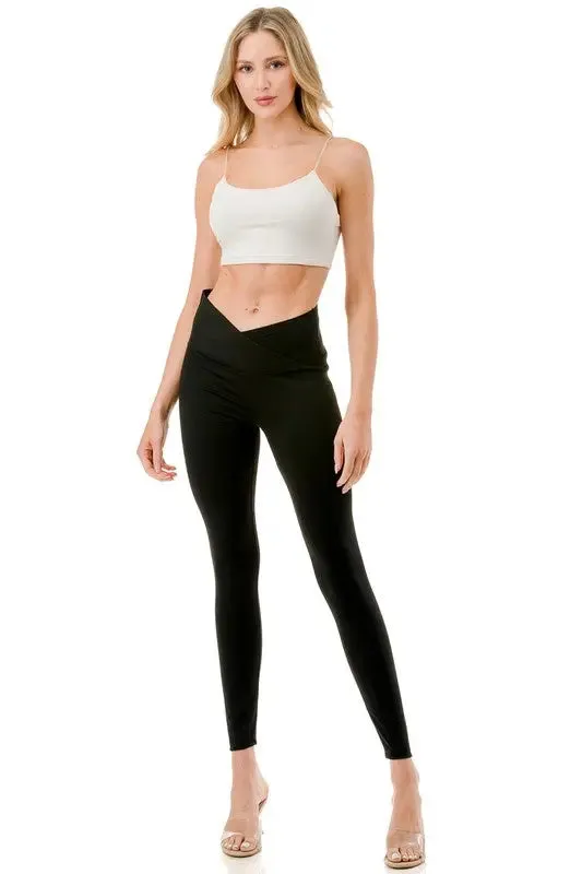 High Waist V-Line Leggings