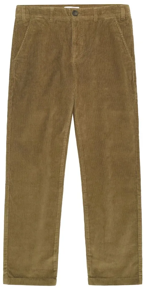 KCA 1070077 Chuck regular corduroy chino pants 1100 dark olive men