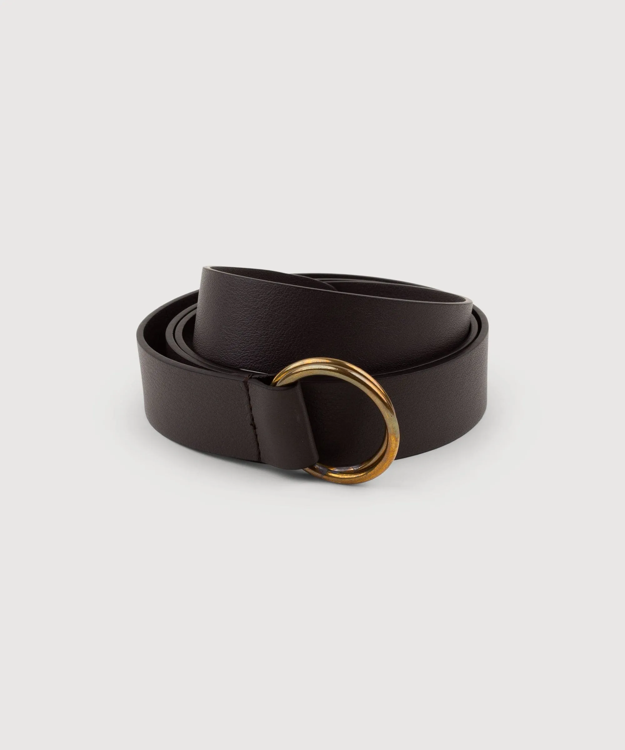 Leather Ring Belt