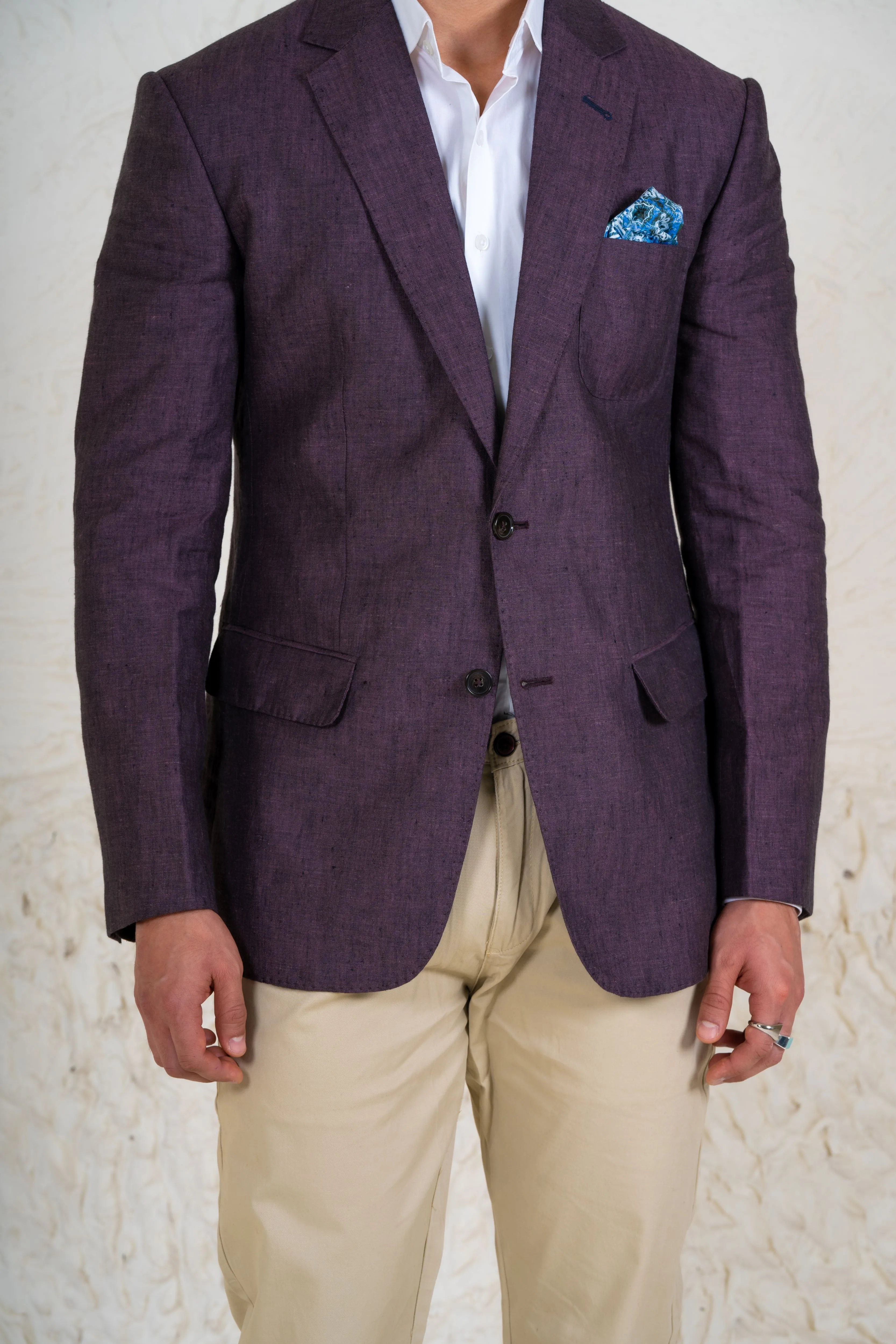 Light Brown Linen Blazer