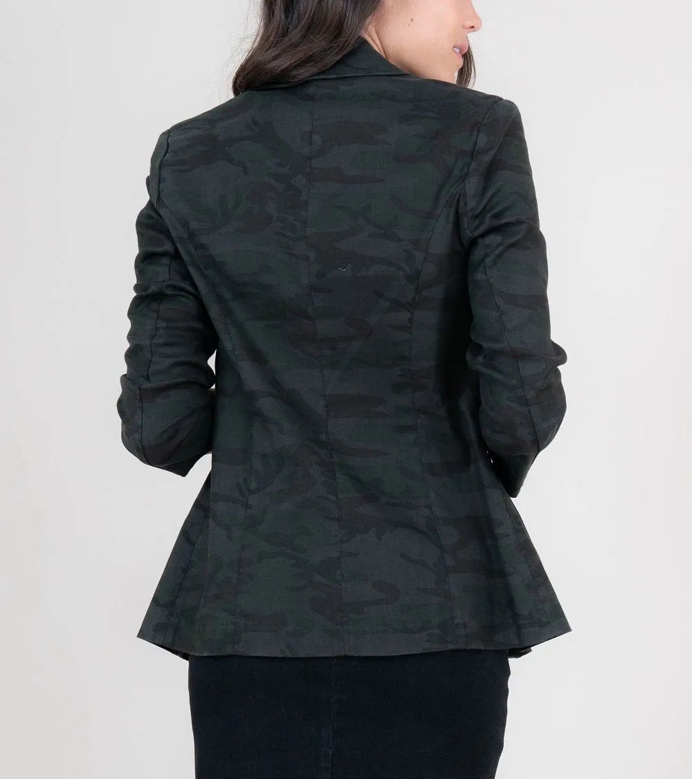 Loretta Midnight Camo Blazer