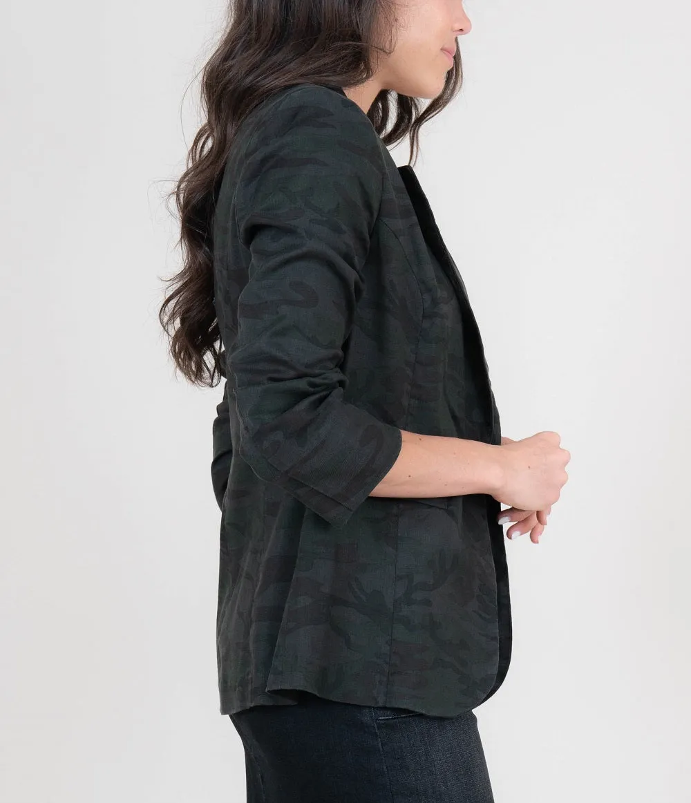 Loretta Midnight Camo Blazer