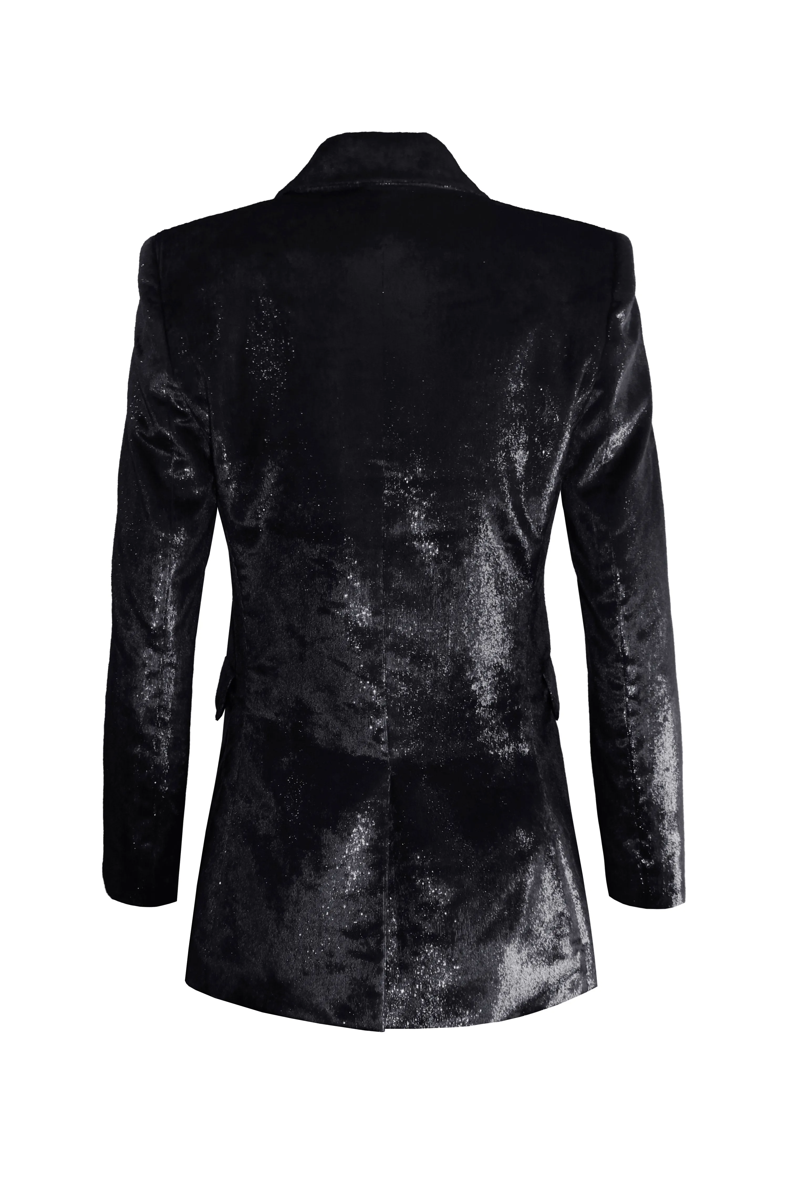 Lurex Velvet Blazer