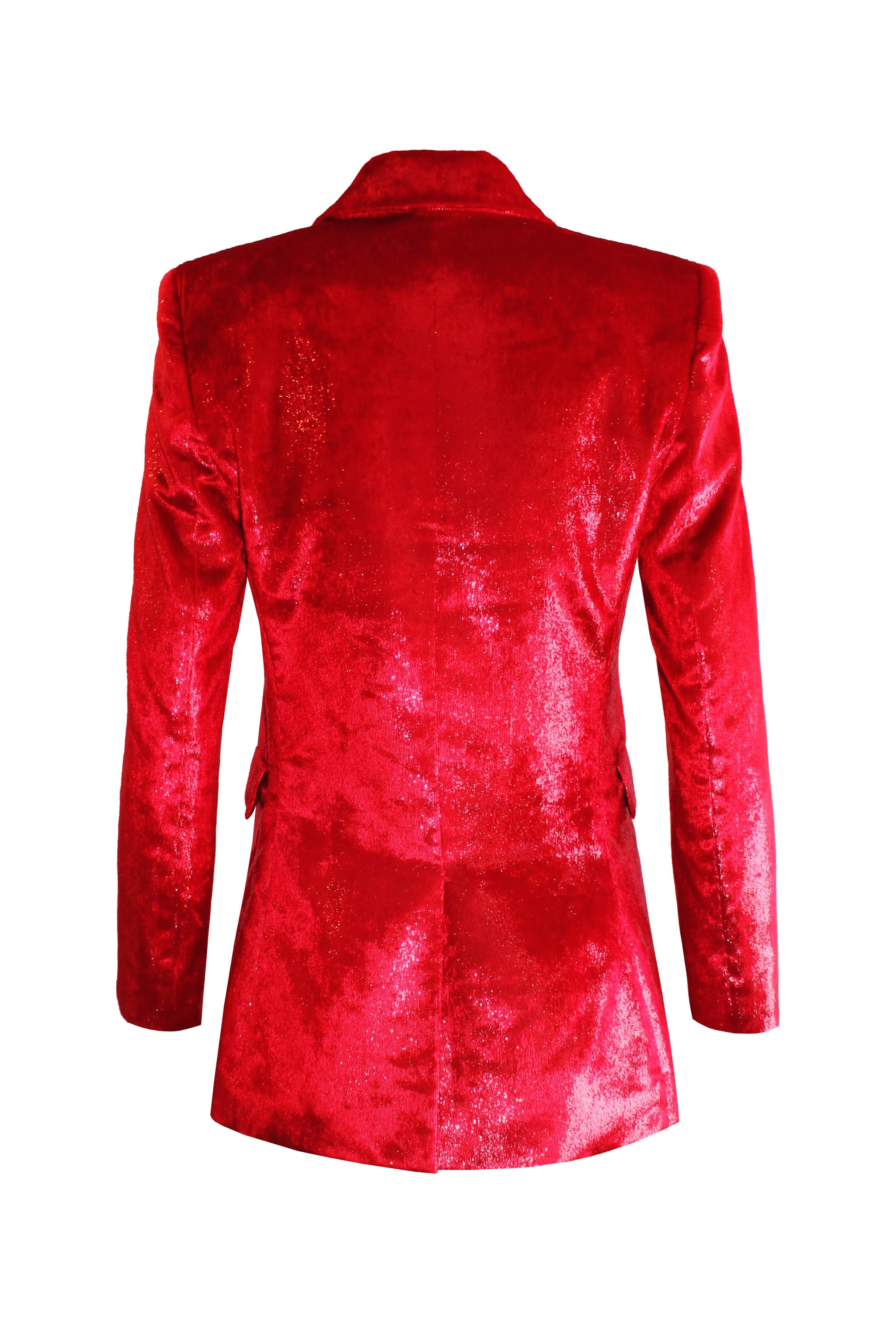 Lurex Velvet Blazer