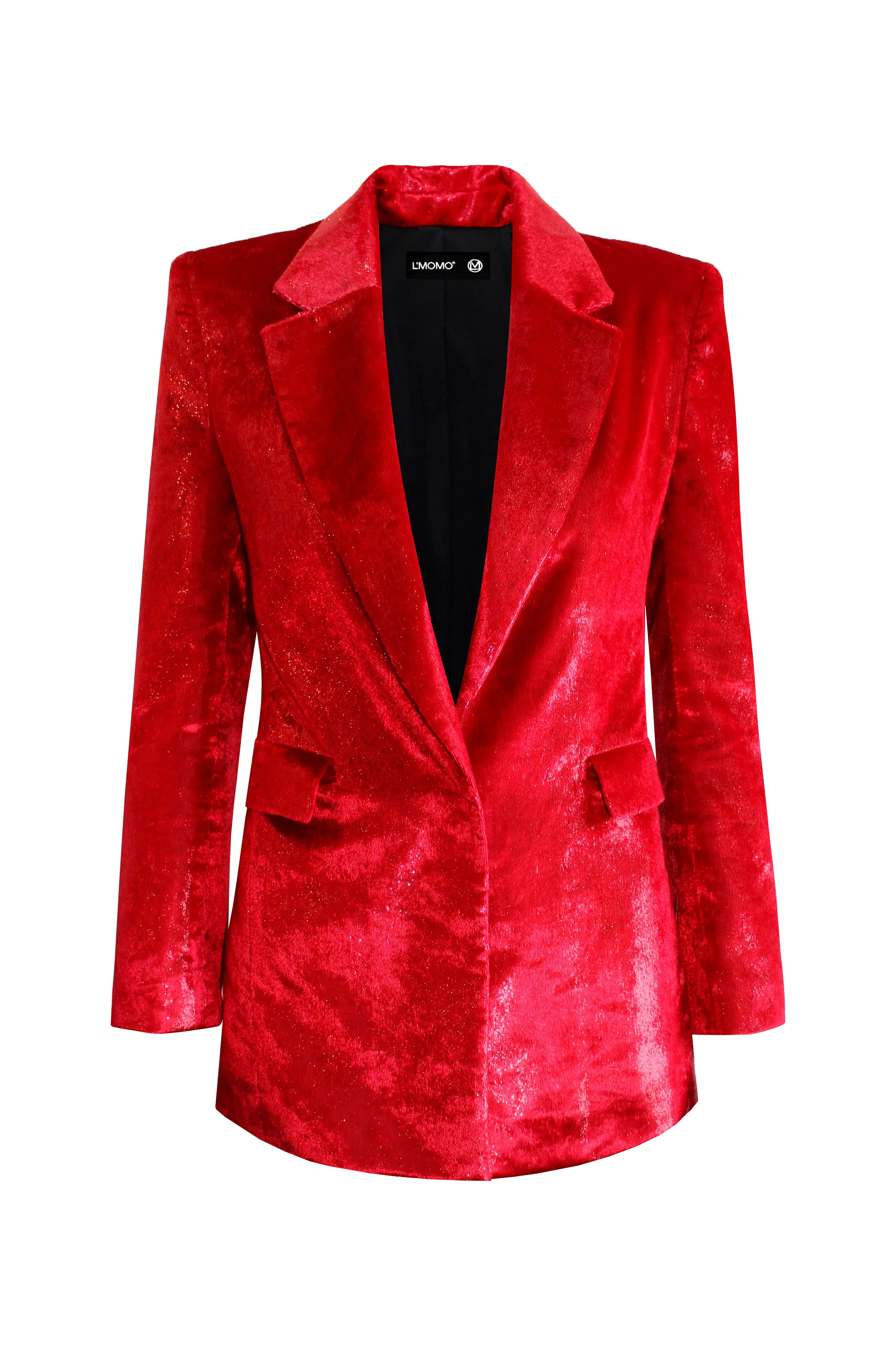 Lurex Velvet Blazer