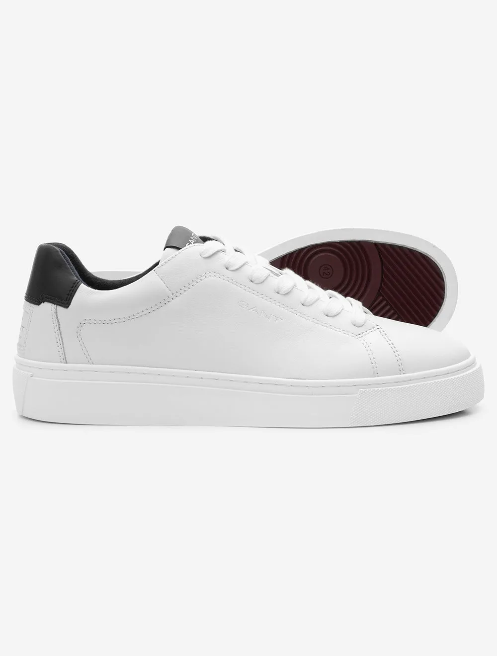 Mc Julien Leather Sneaker-White Marine