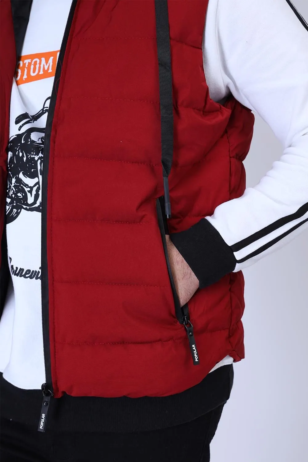 Men Sleeveless Puffer Jacket