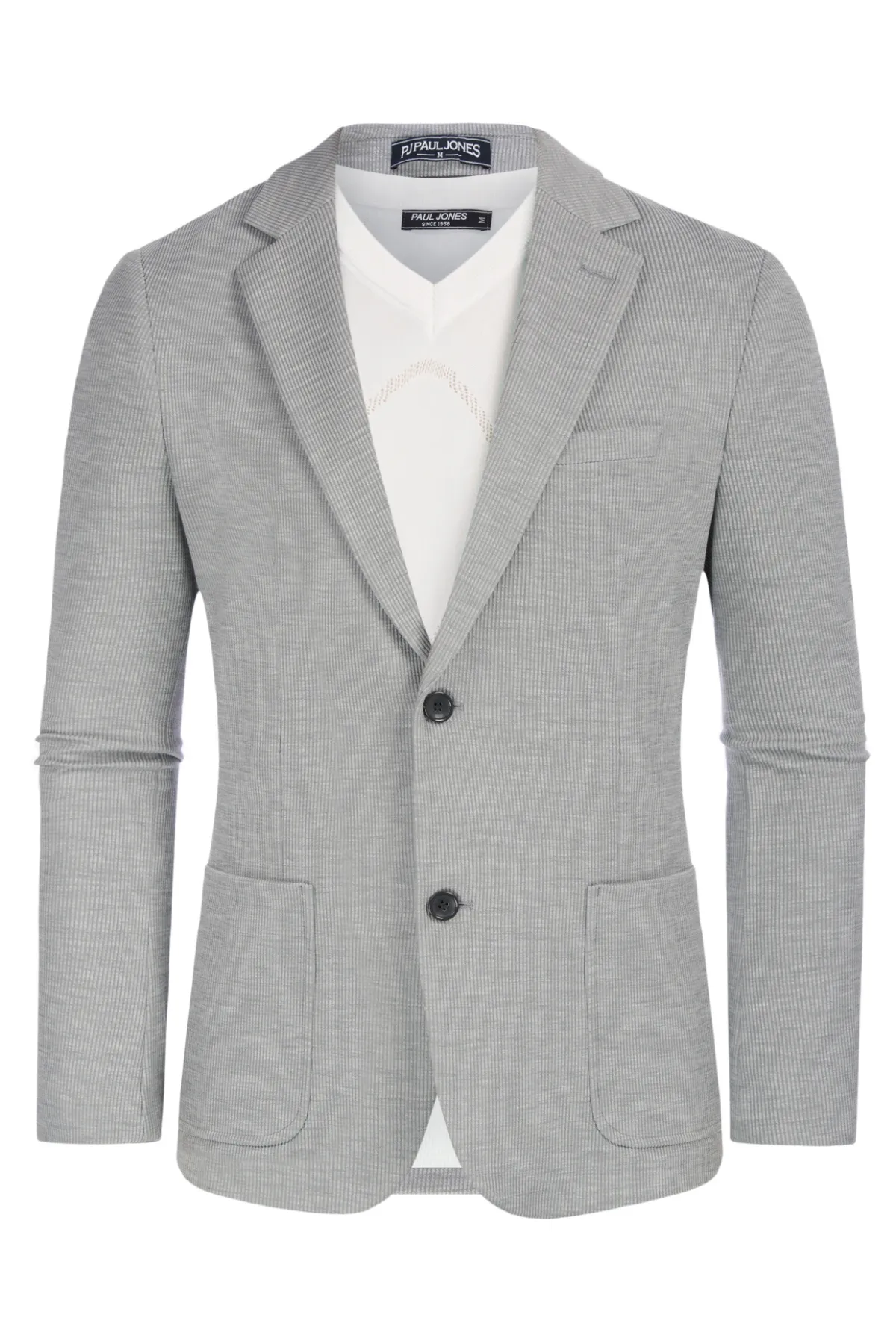 Mens Casual Knit Blazer Two Button Unlined Stretch Sport Coat Suit Jacket