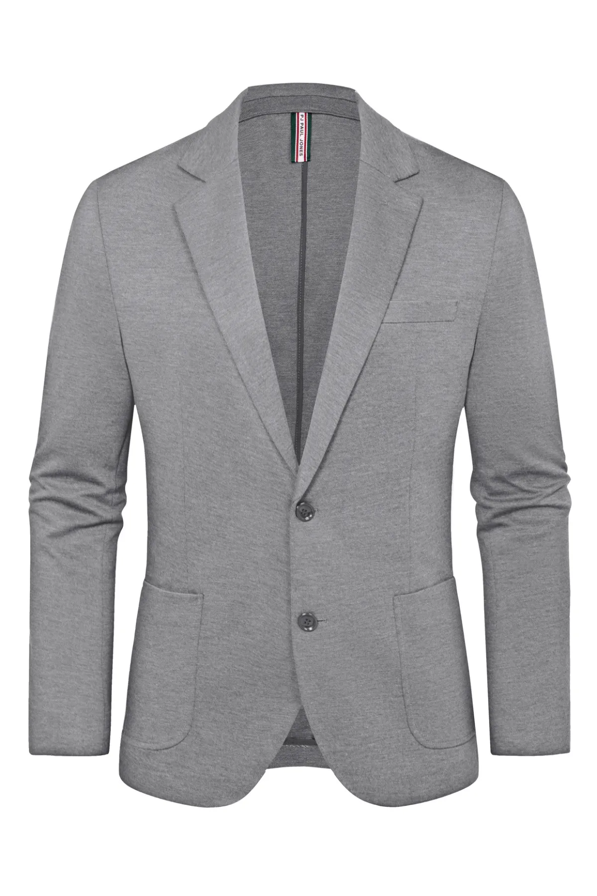 Mens Casual Knit Blazer Two Button Unlined Stretch Sport Coat Suit