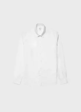 Men's Lightweight Poplin Shirt in White