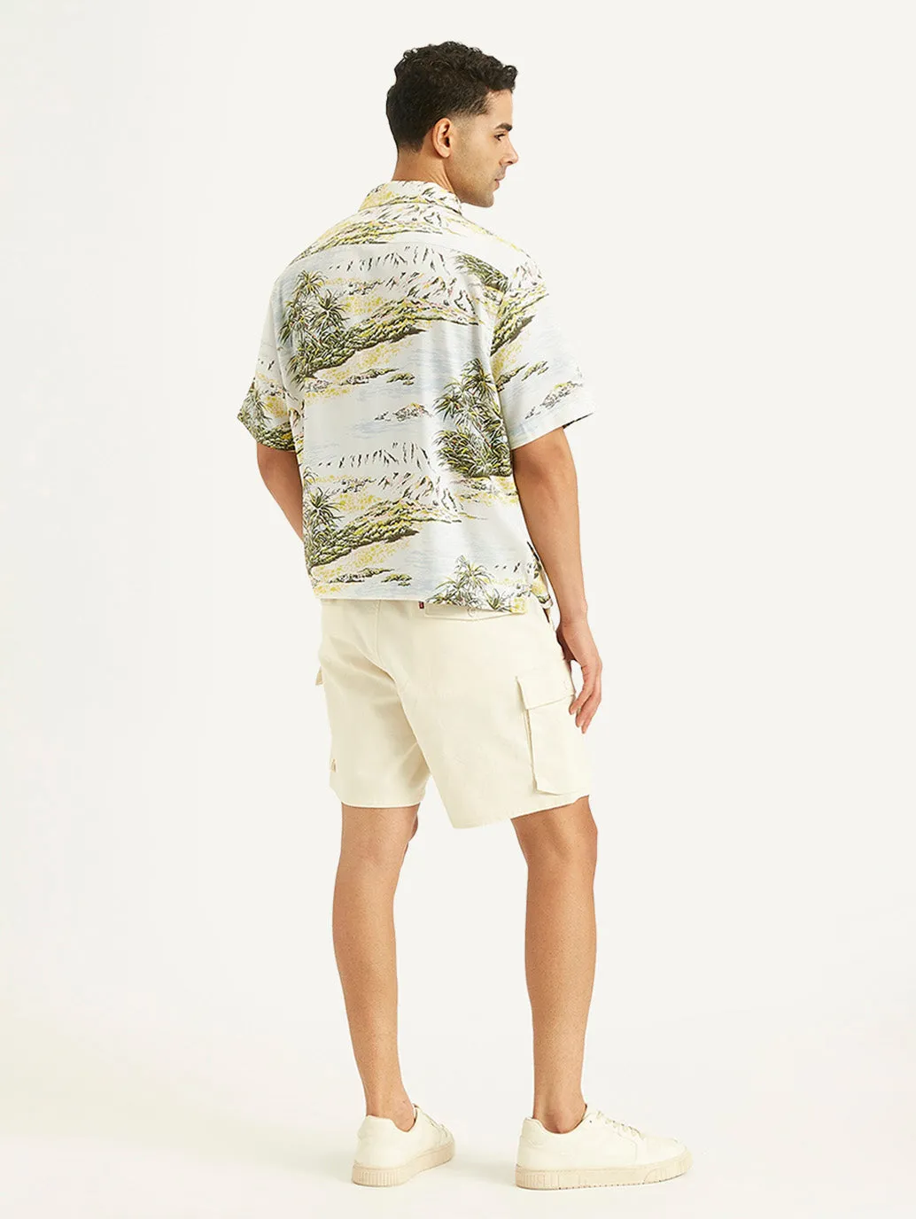 Men's Printed Relaxed Fit Camp Shirt