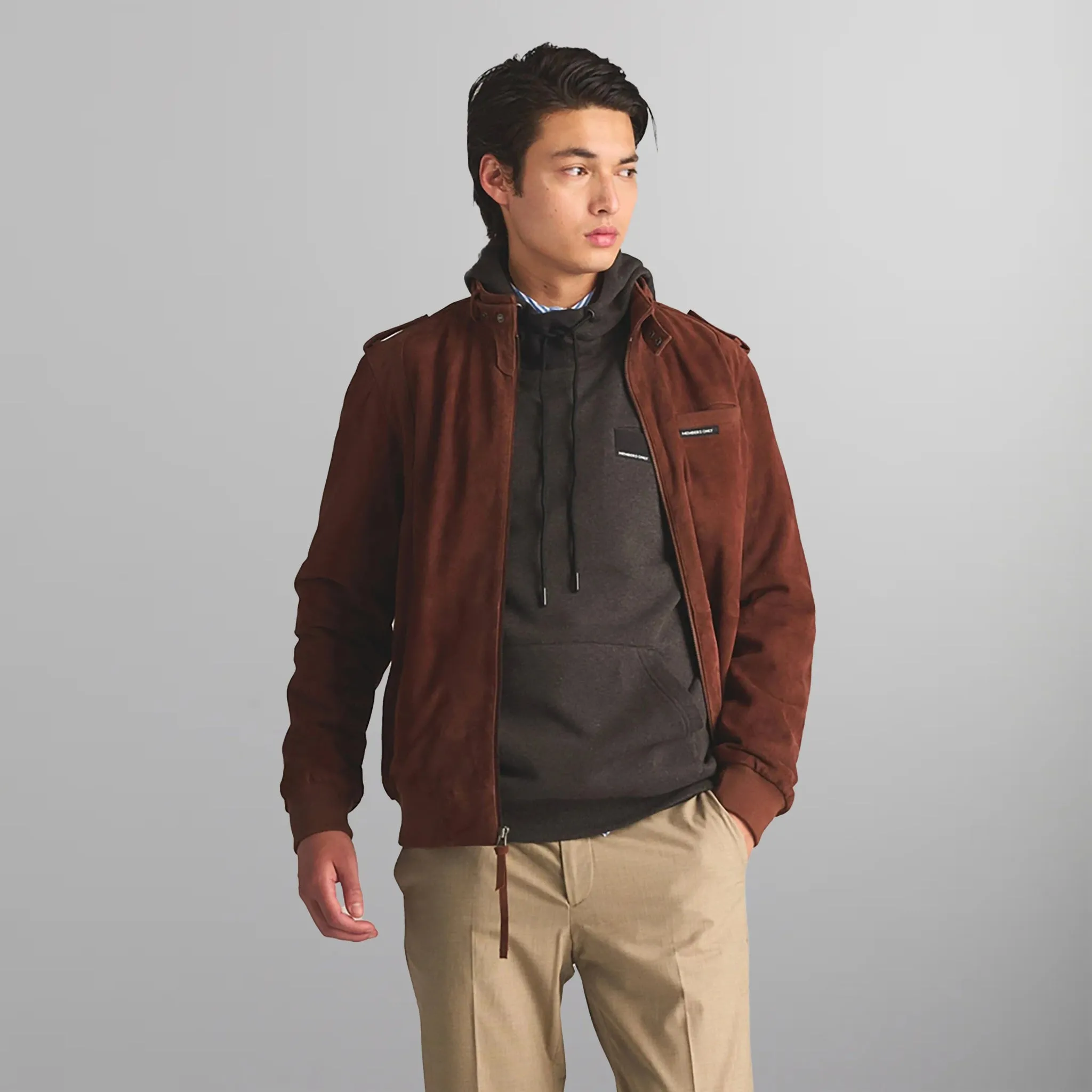 Men's Soft Suede Iconic Jacket