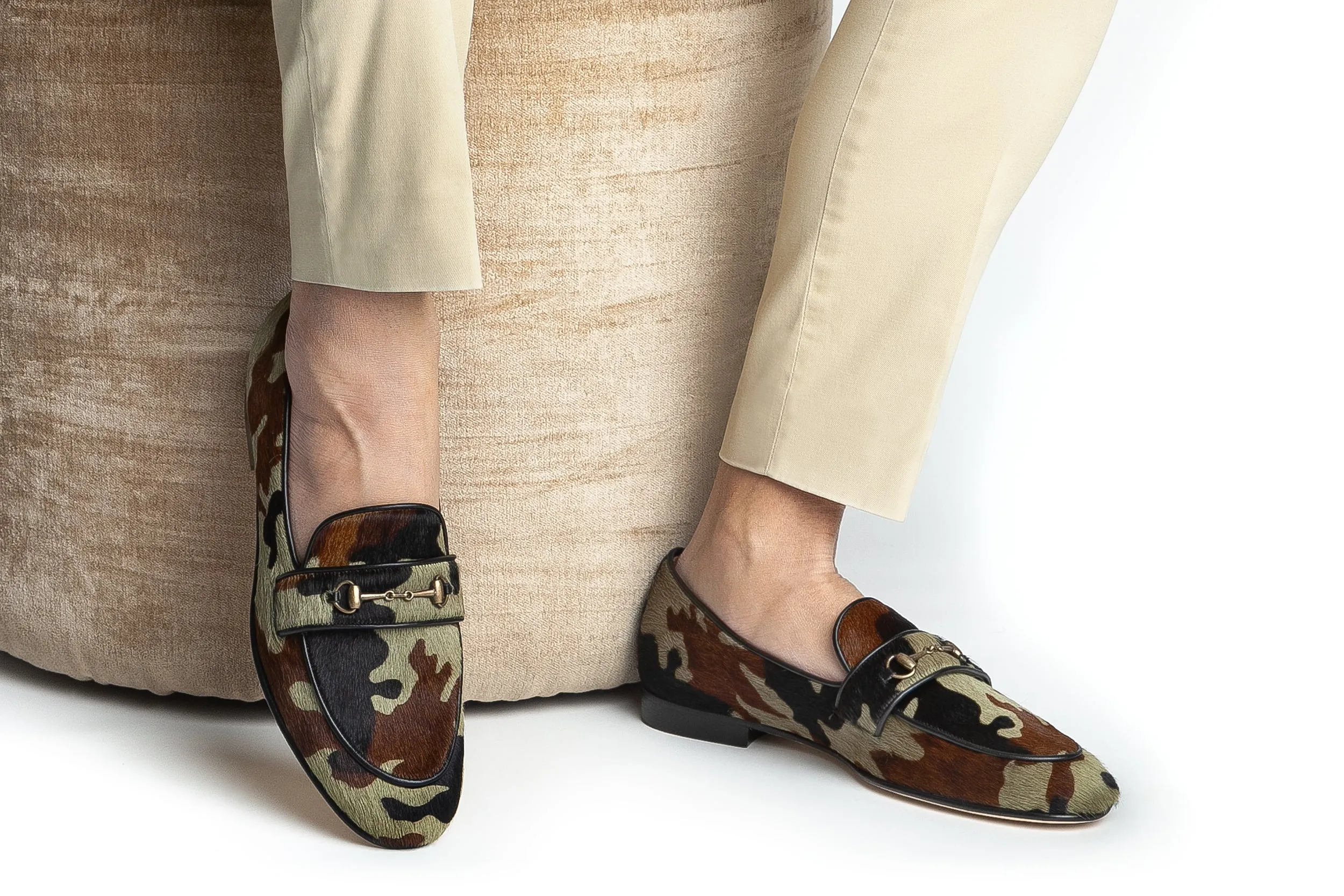 MORRIS PONY CAMOUFLAGE SLIPPERS