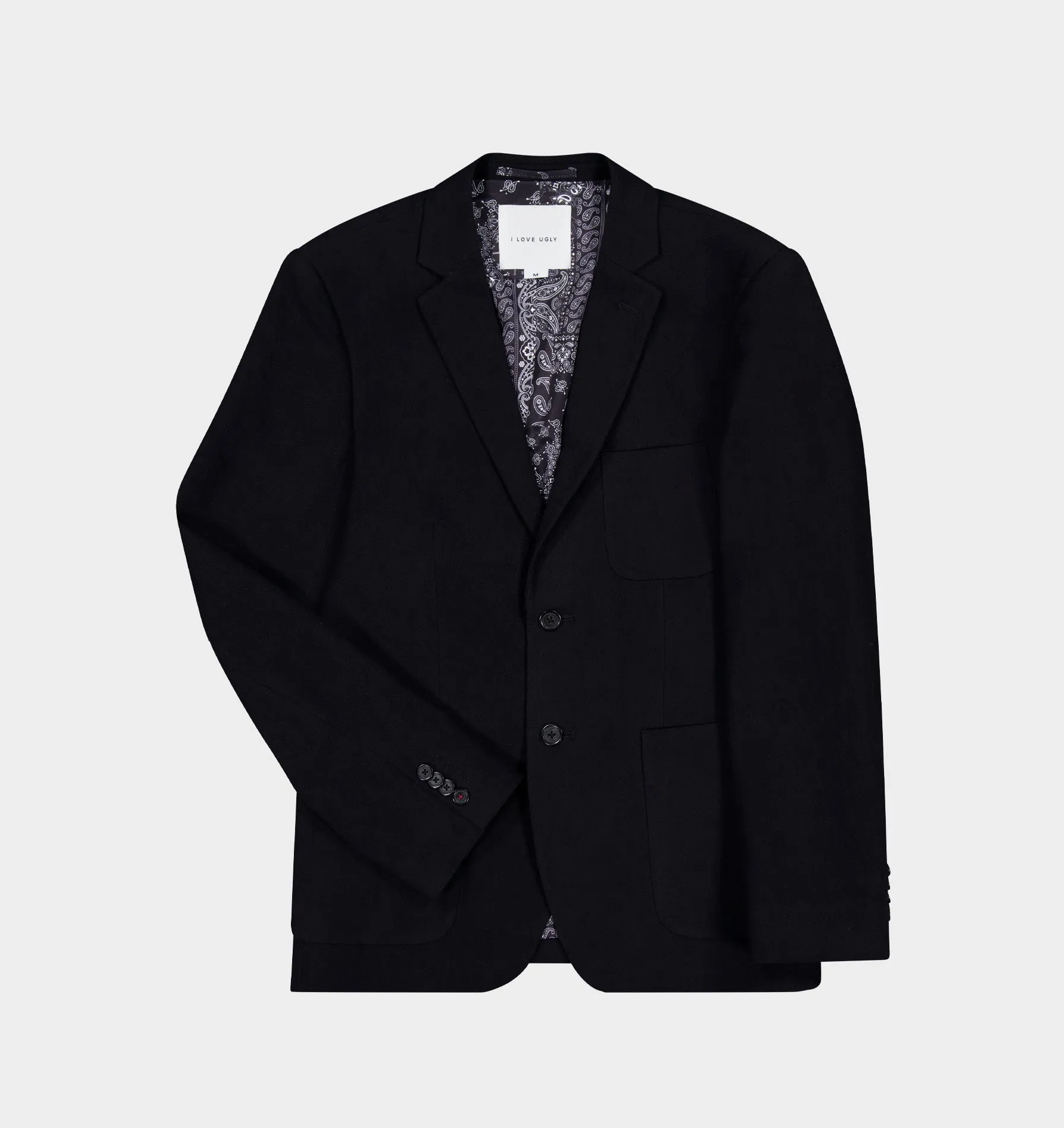 Murphy Linen Blazer - Black