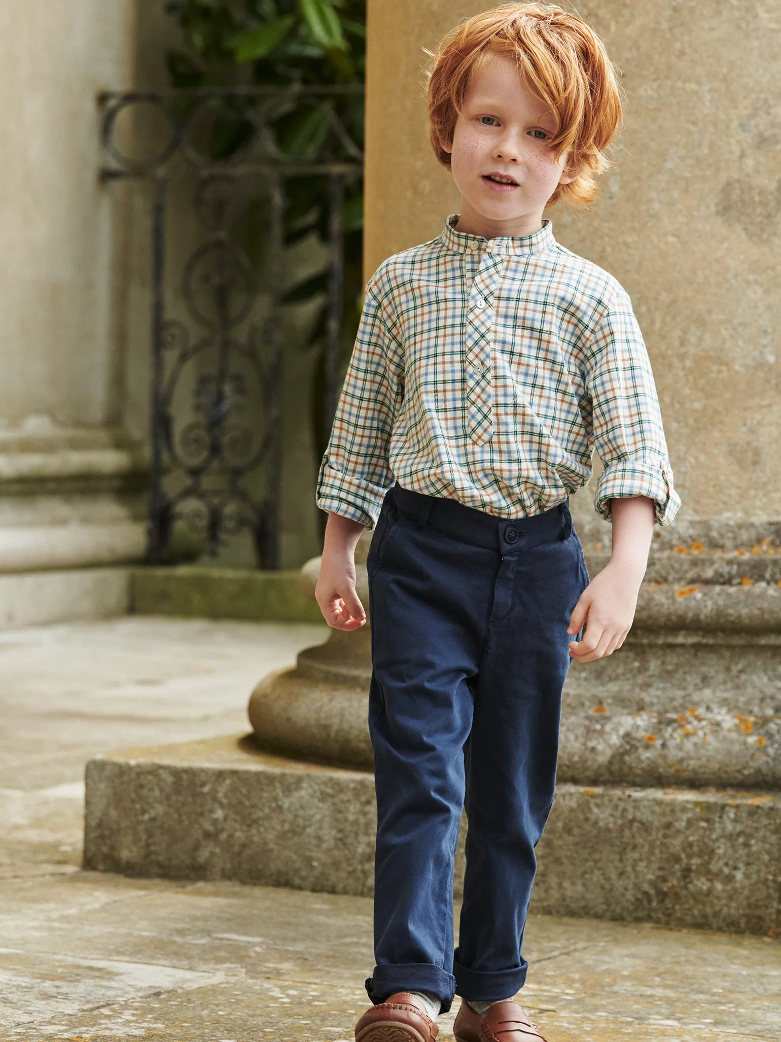 Navy Elio Boy Chinos