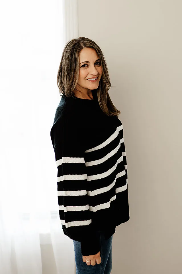 Oversized Stripe Sweater