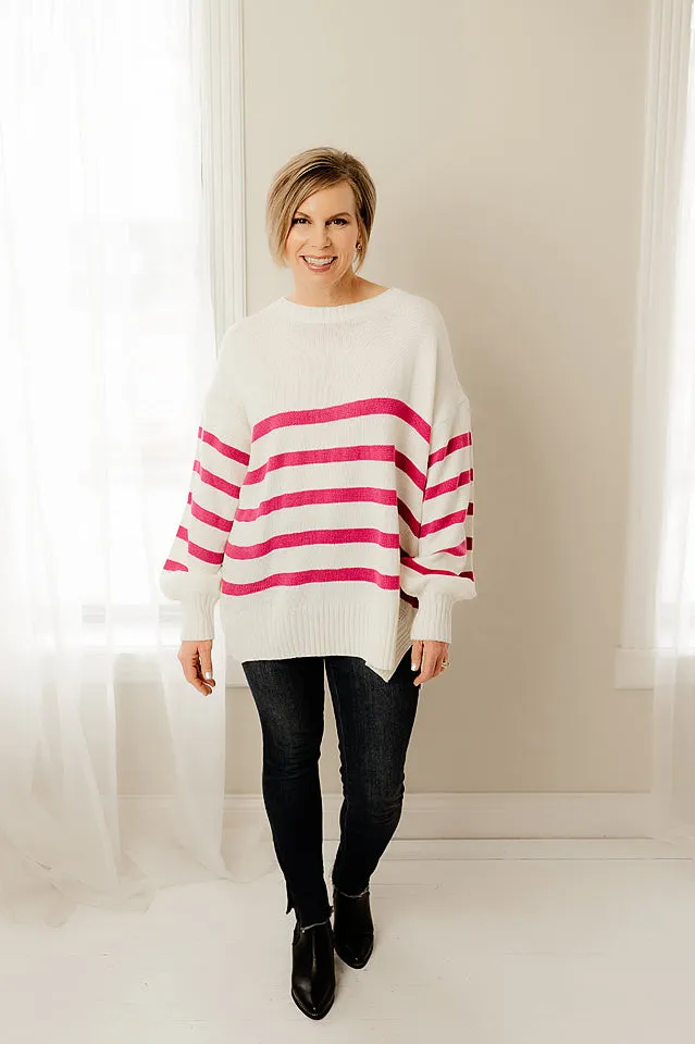 Oversized Stripe Sweater