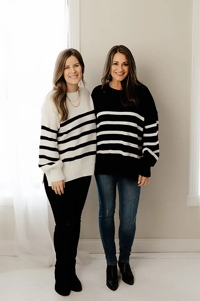 Oversized Stripe Sweater