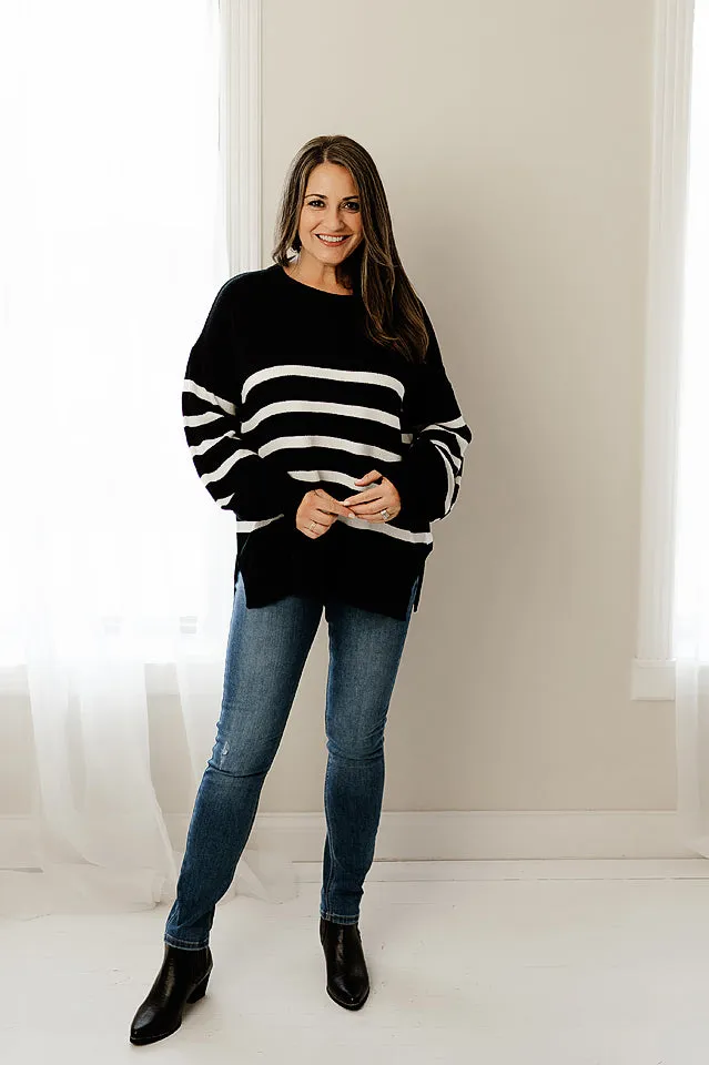 Oversized Stripe Sweater