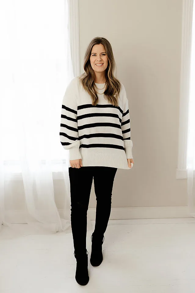 Oversized Stripe Sweater