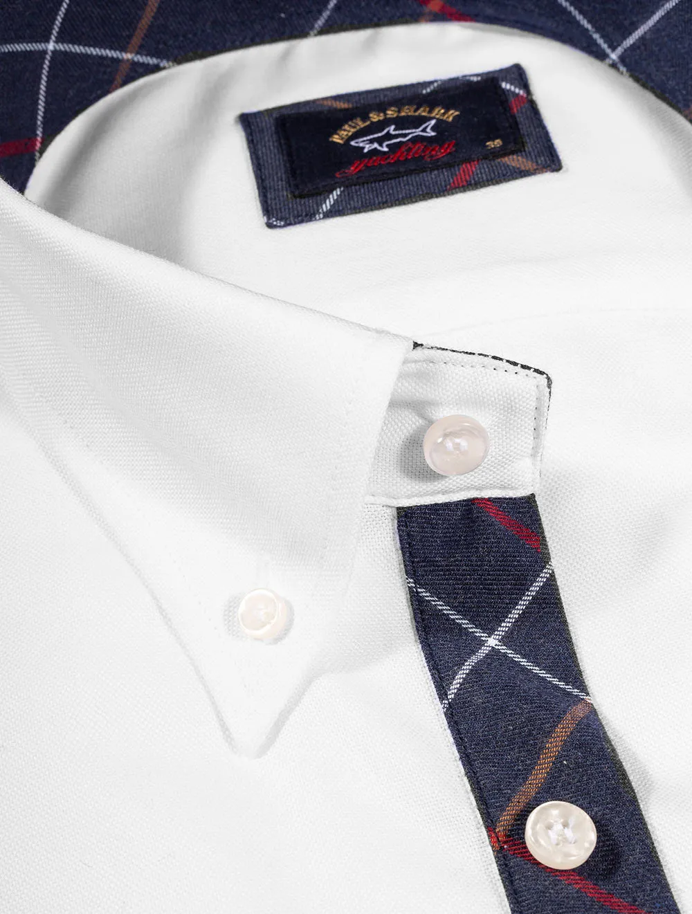 Oxford Inlay Shirt White