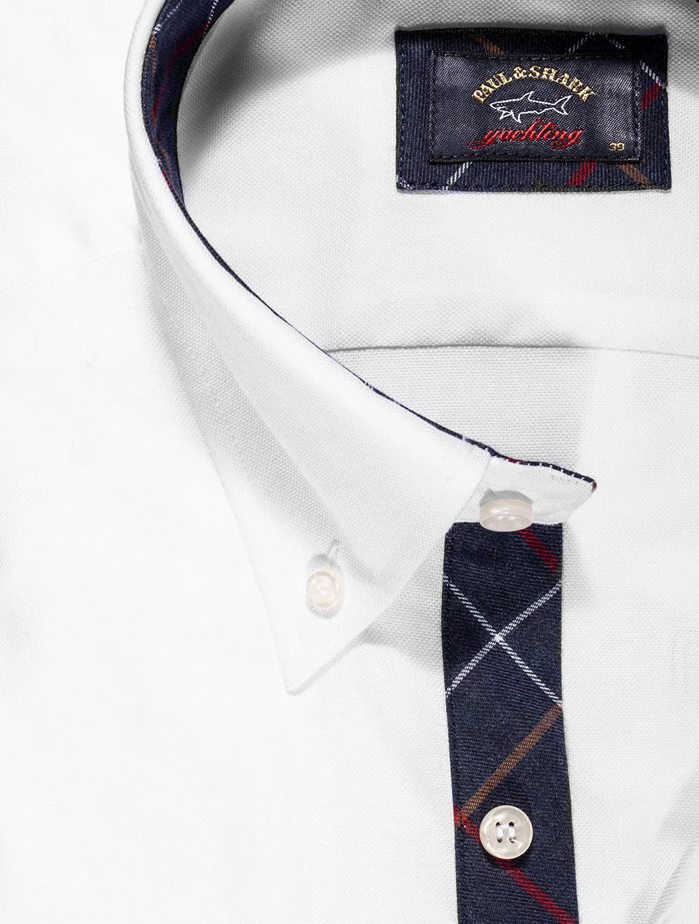 Oxford Inlay Shirt White