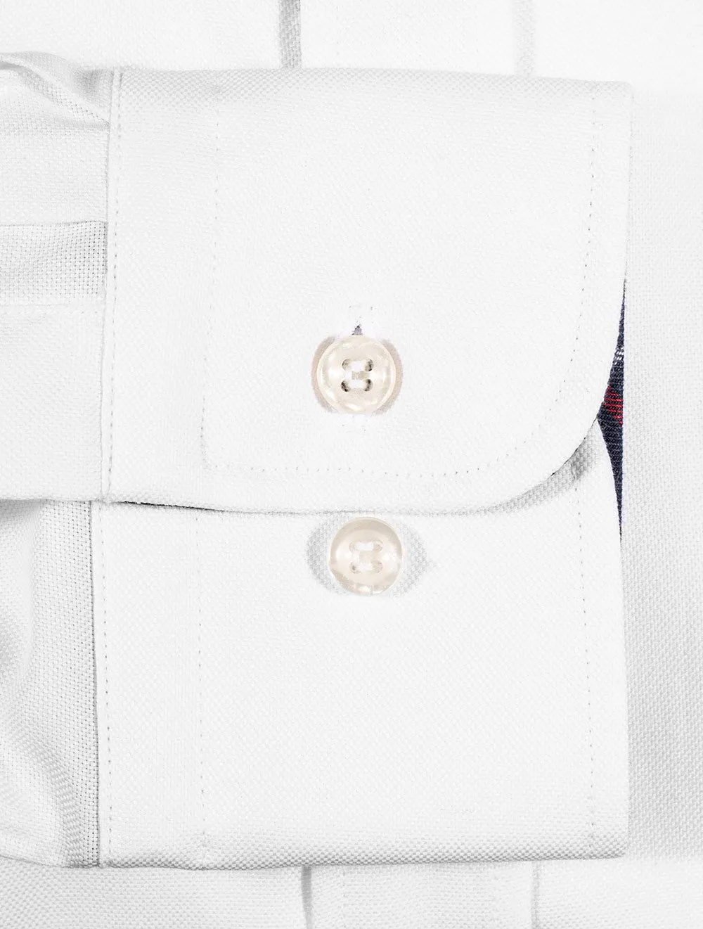 Oxford Inlay Shirt White