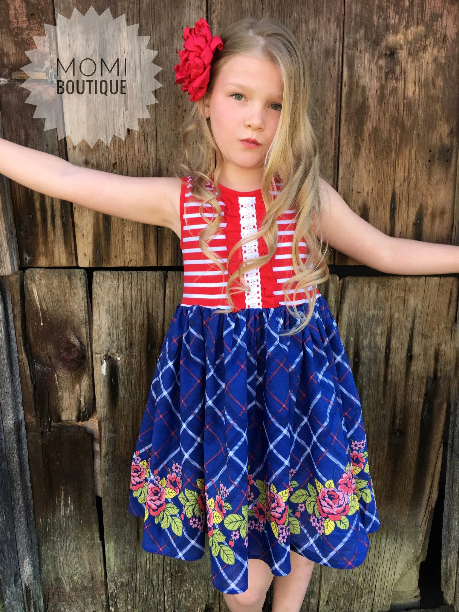 Patriotic prep dress