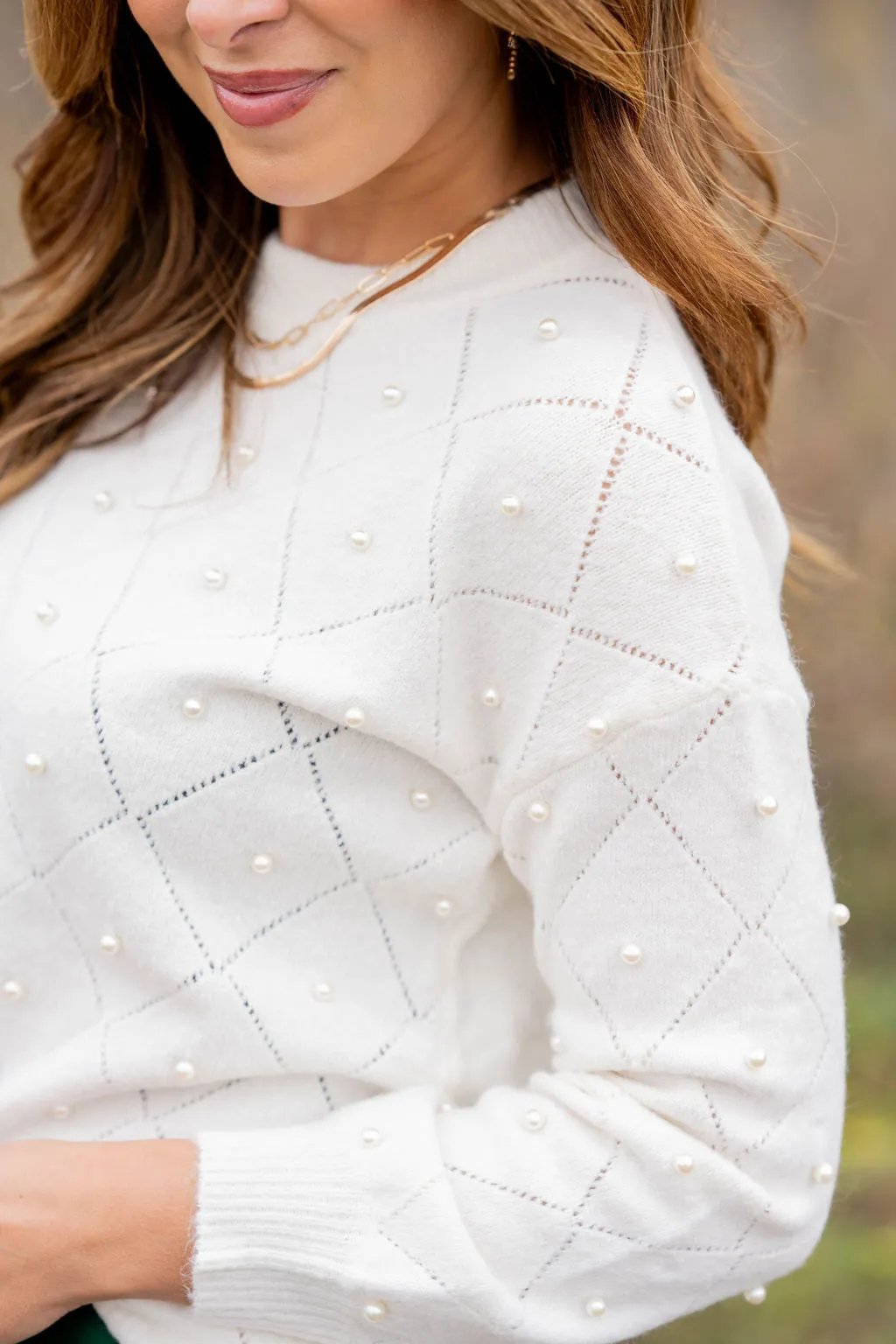 Pearl Accented Sweater