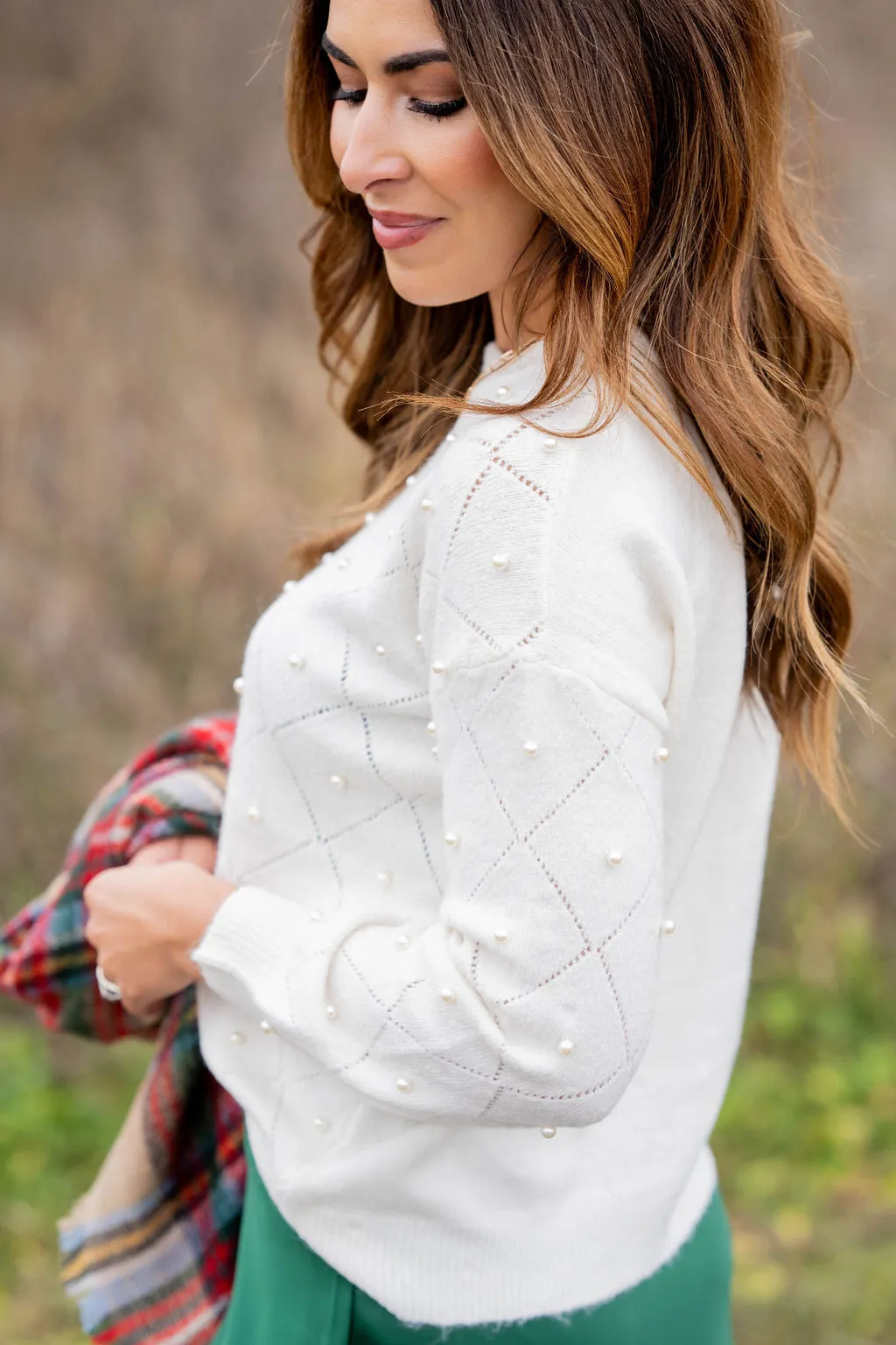 Pearl Accented Sweater