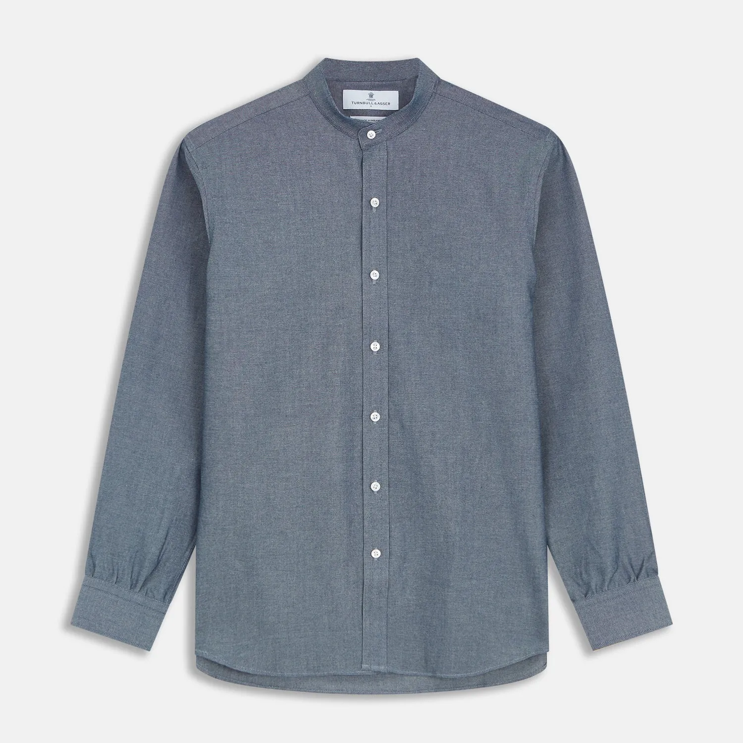 Plain Blue Oxford Cotton Weekend Fit Blake Shirt