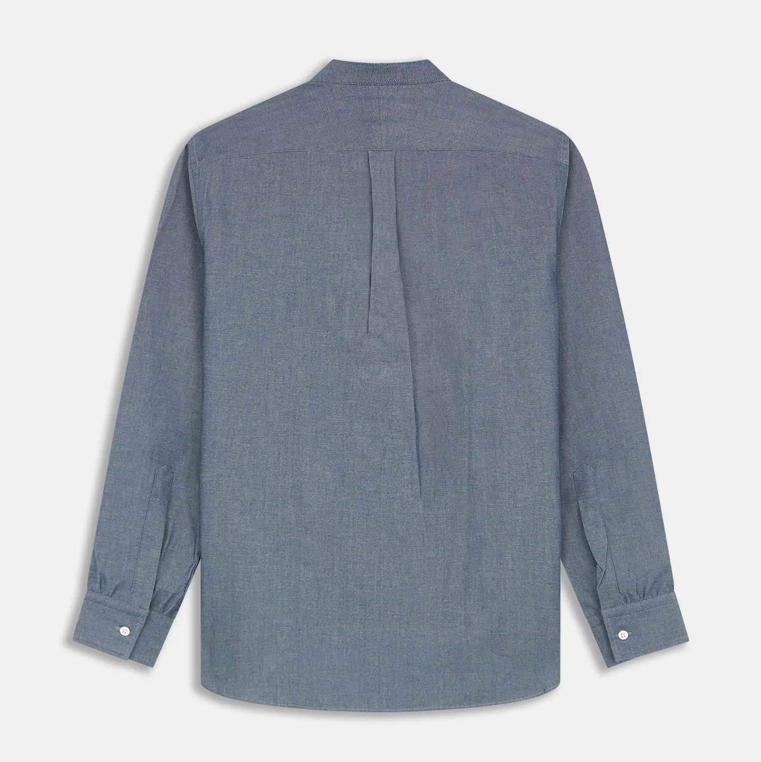 Plain Blue Oxford Cotton Weekend Fit Blake Shirt