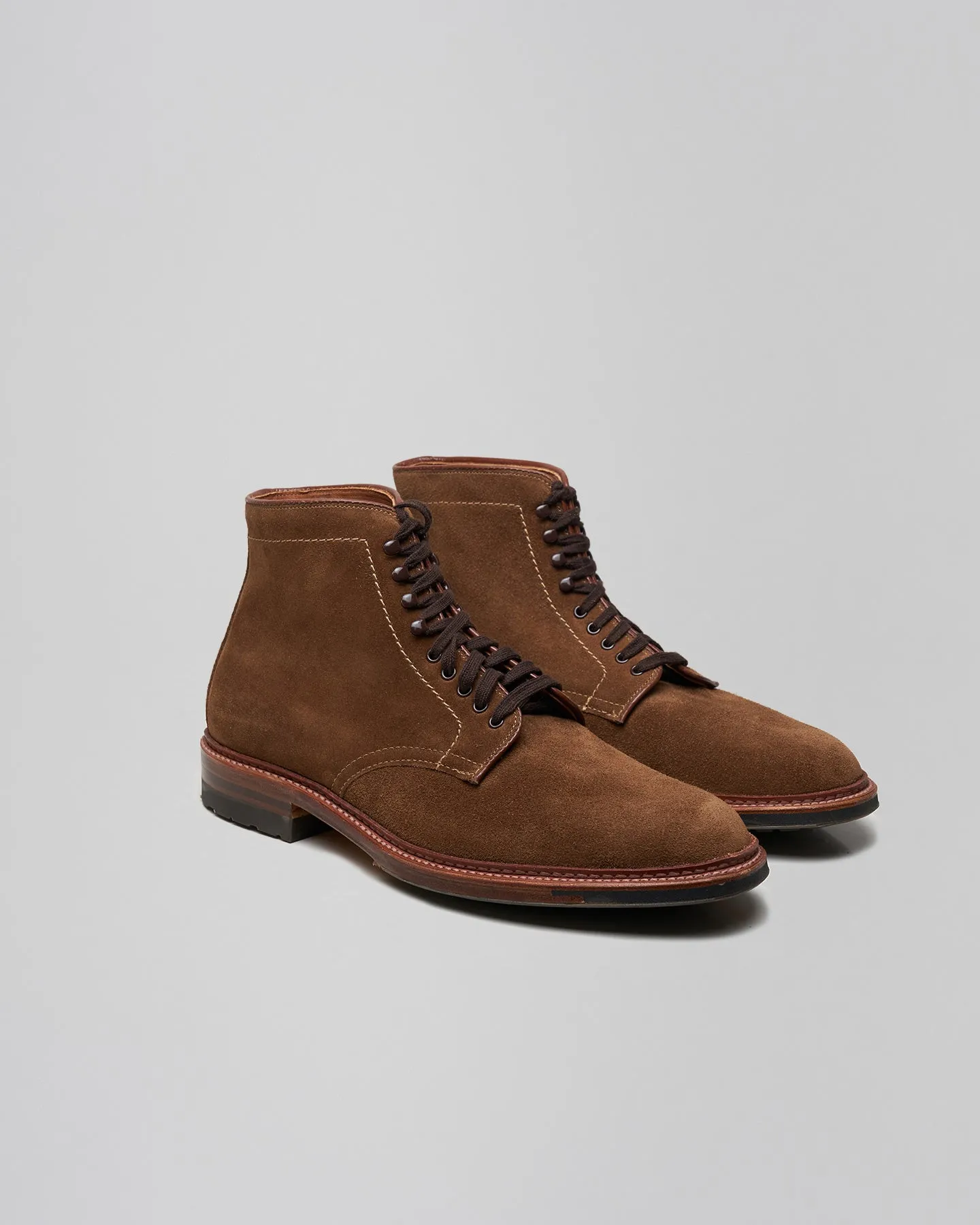 Plain Toe Boot | 4511HC | Suede | Snuff