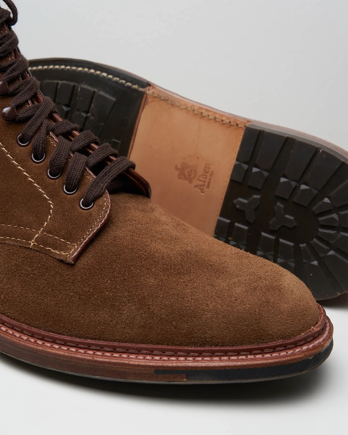 Plain Toe Boot | 4511HC | Suede | Snuff