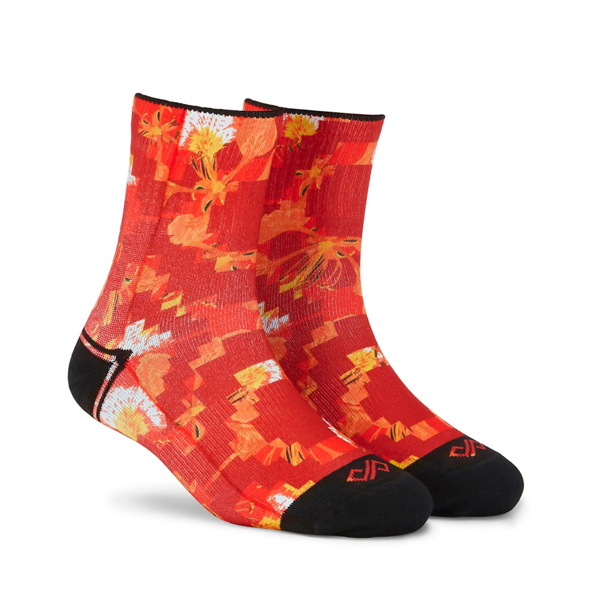 Poinciana Passion Unisex Quarter Ankle Length Socks