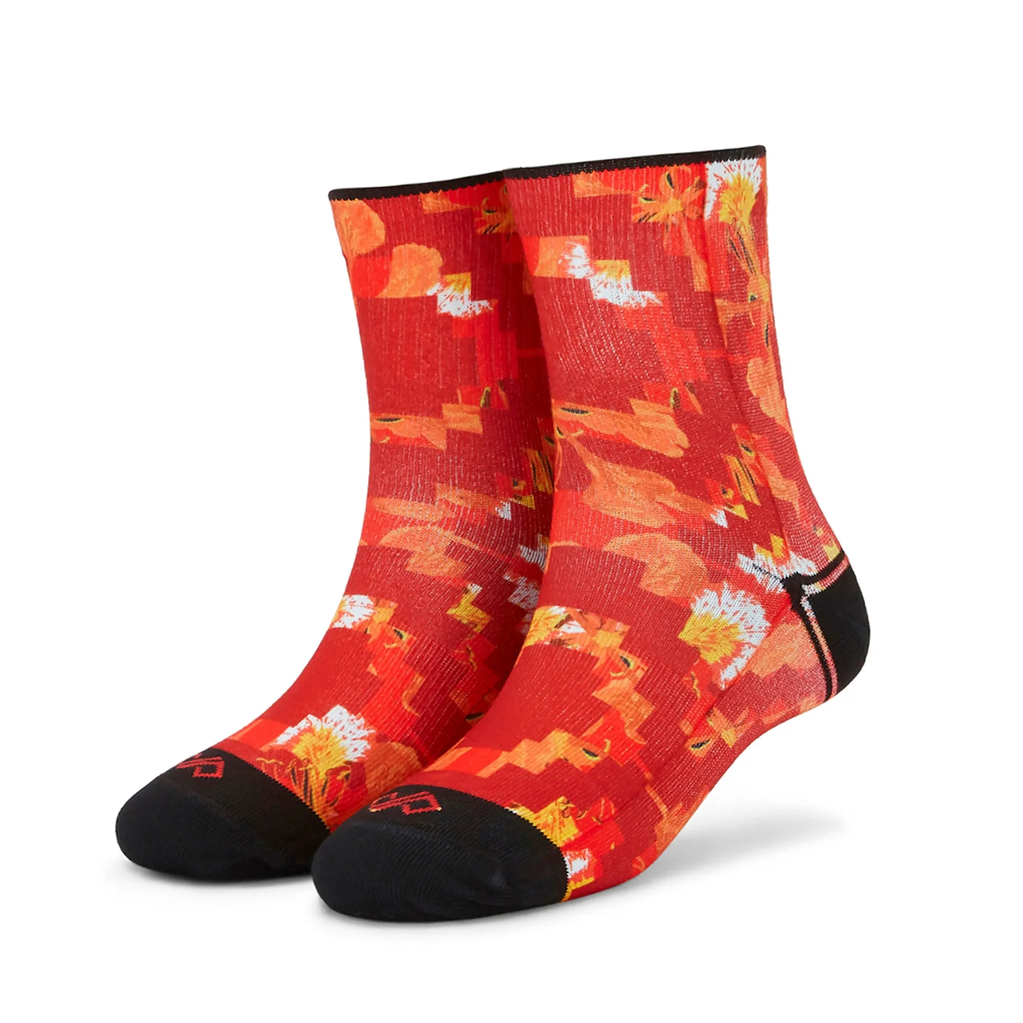 Poinciana Passion Unisex Quarter Ankle Length Socks