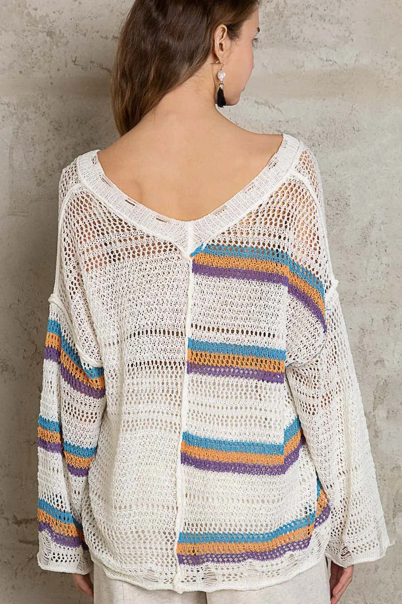 POL Lightweight V-Neck Sweater