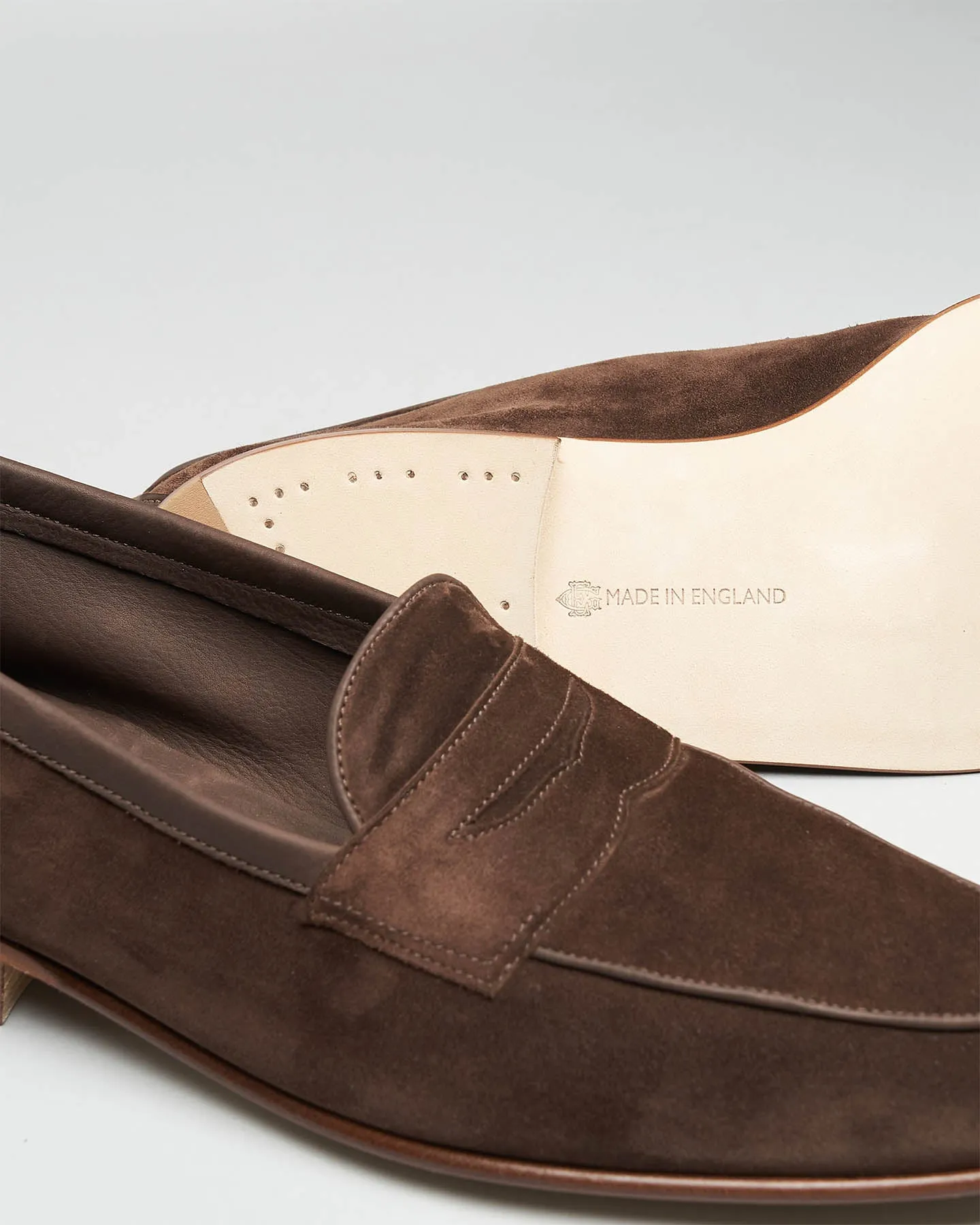 Polperro | Unlined | Suede | Brown Pepper