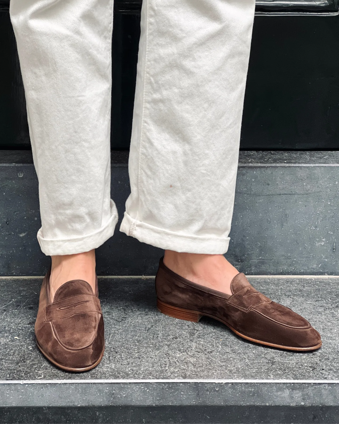 Polperro | Unlined | Suede | Brown Pepper