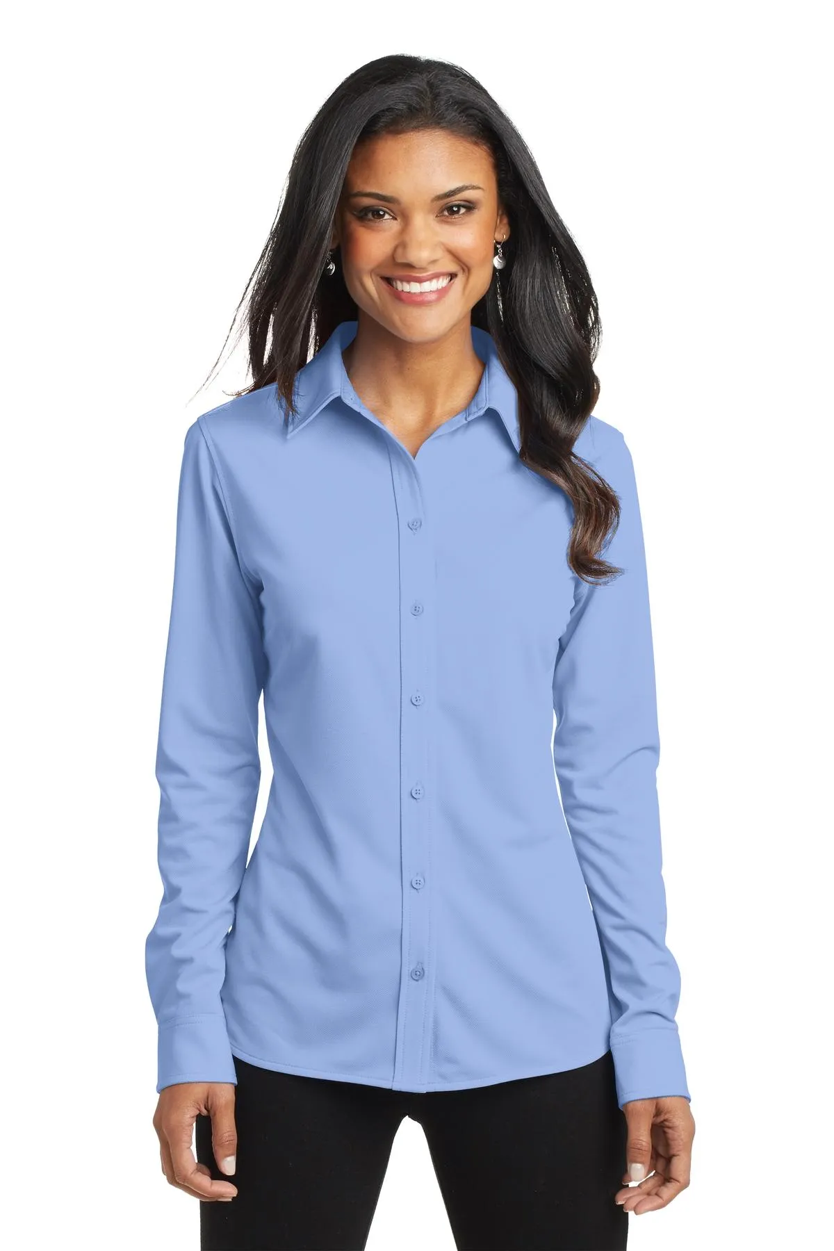 Port Authority Ladies Dimension Knit Dress Shirt. L570