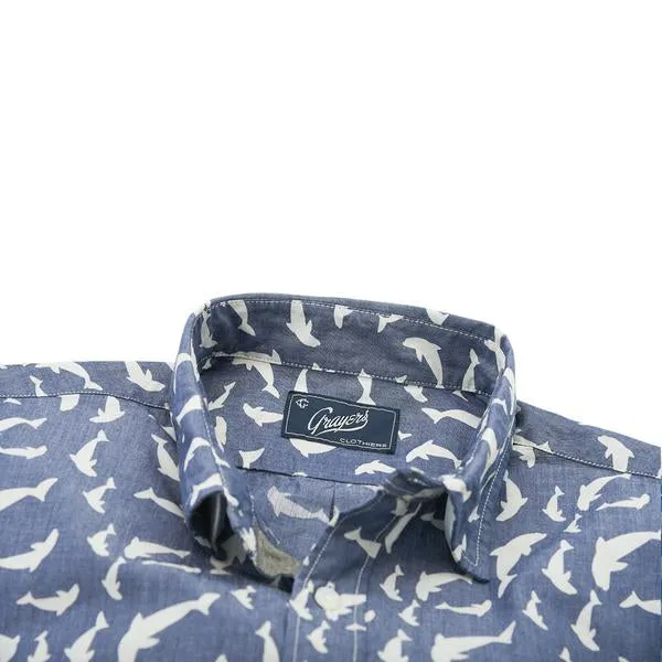 Printed Dolphin Chambray