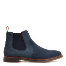 Rampton Suede Navy Chelsea Boots