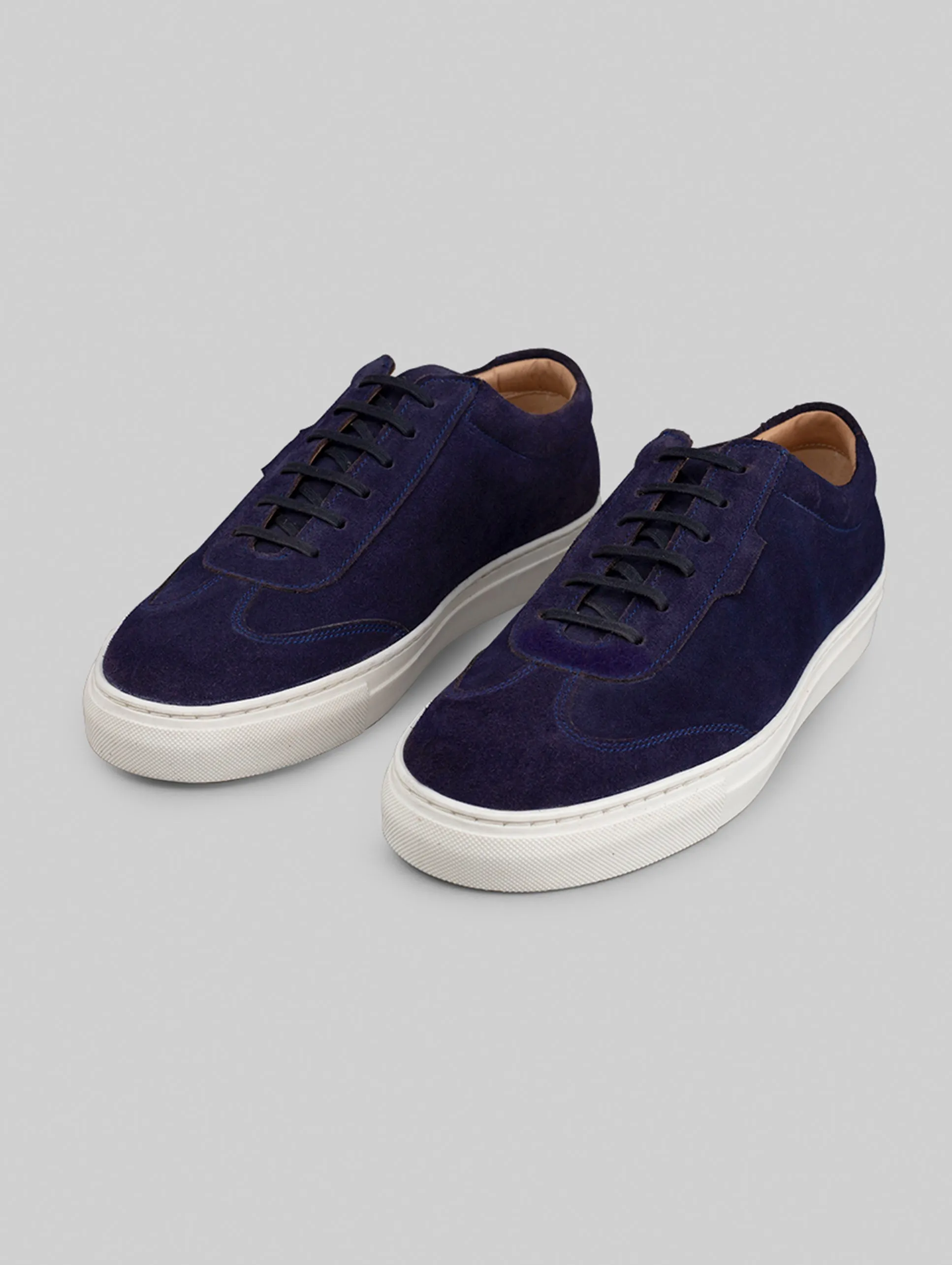 Rawls Men Navy Suede Sneakers