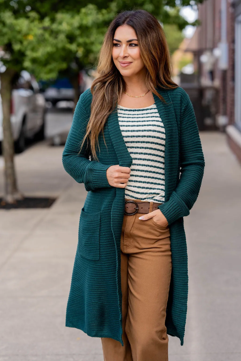 Ribbed Texture Cardigan