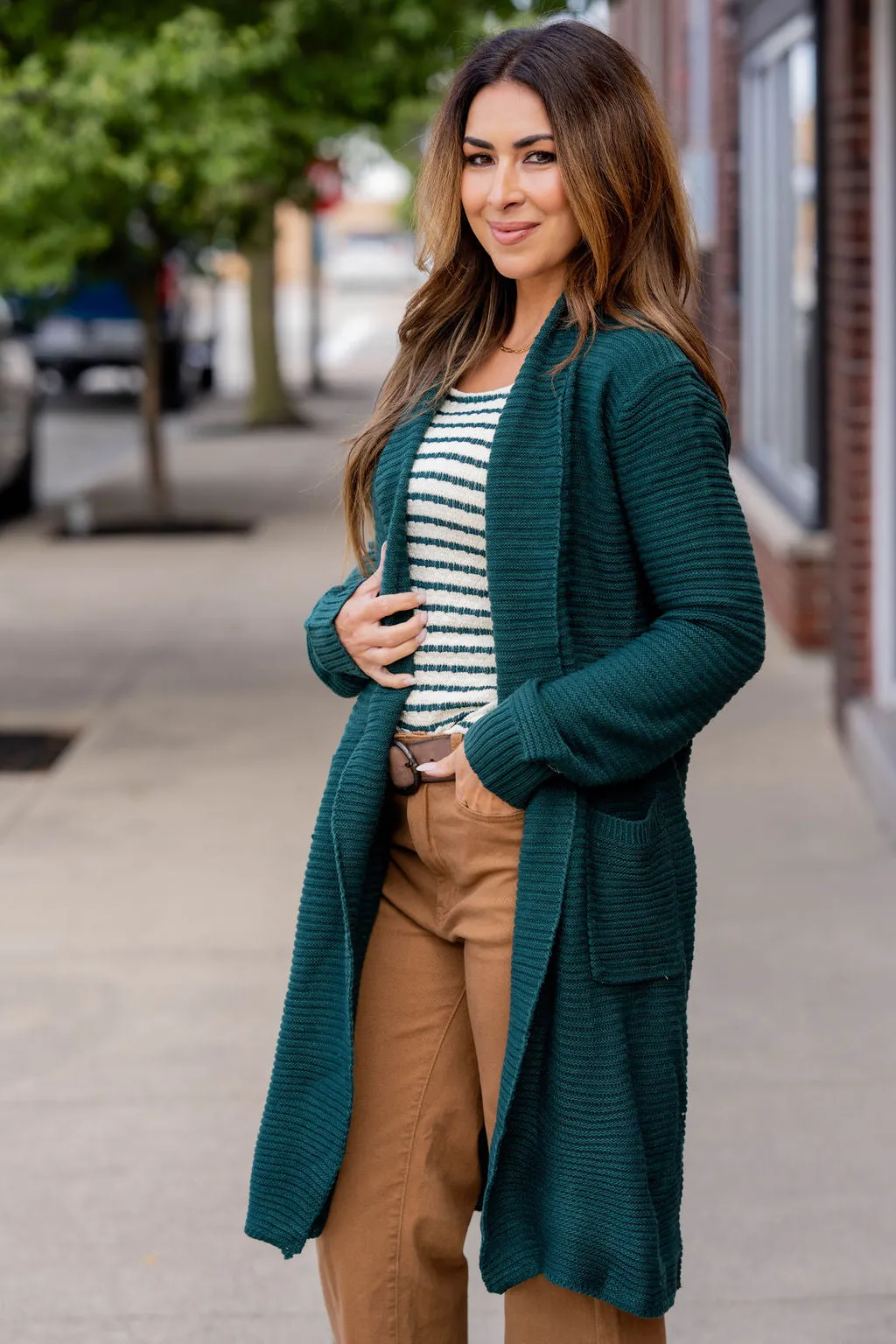 Ribbed Texture Cardigan