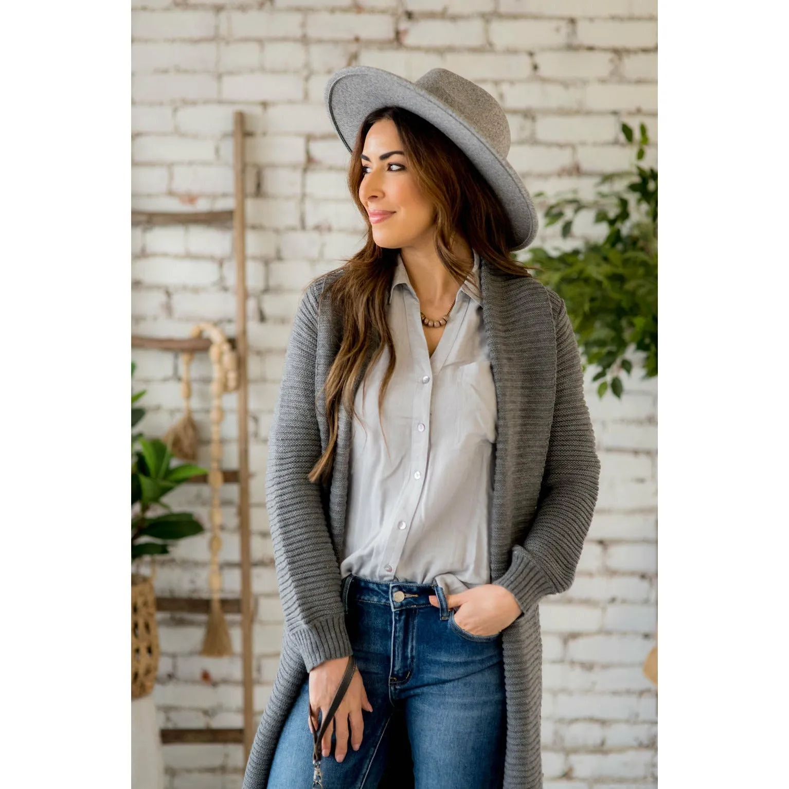 Ribbed Texture Cardigan